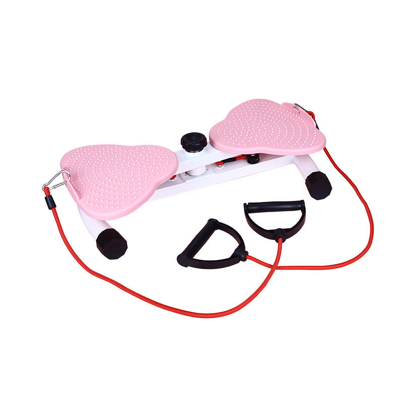 Slimming belt with adjustable pull rope for twisting waist exercise