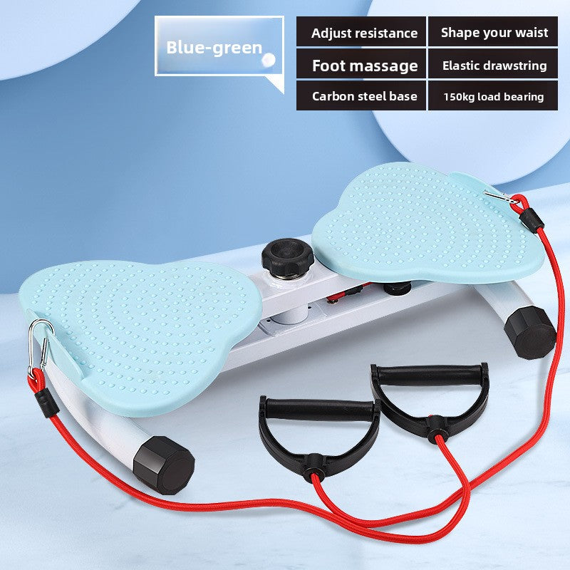 Slimming belt with adjustable pull rope for twisting waist exercise