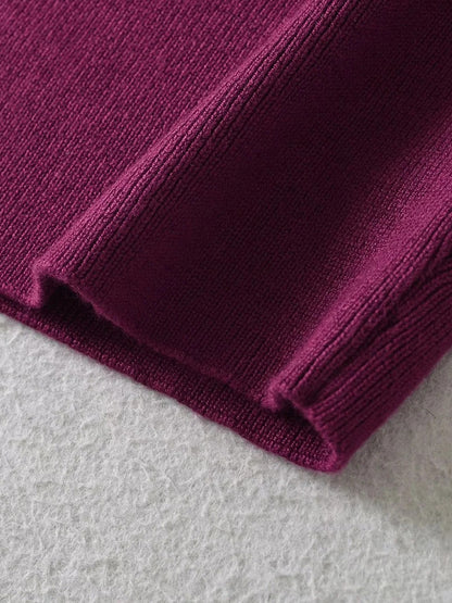 Slimming knitted midi skirt