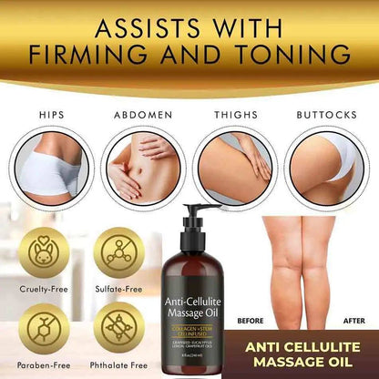 Slimming massage oil