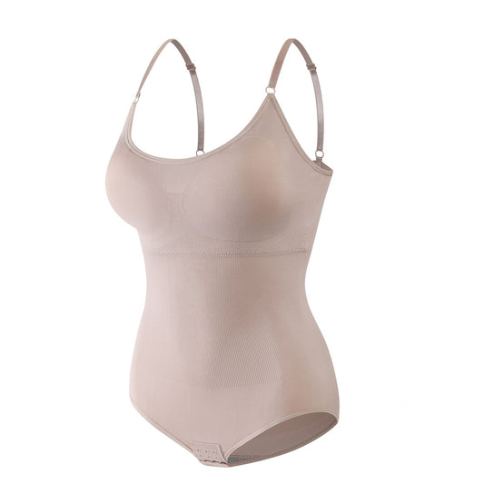 Slimming one-piece abdomen-shaping and butt-lifting girdle