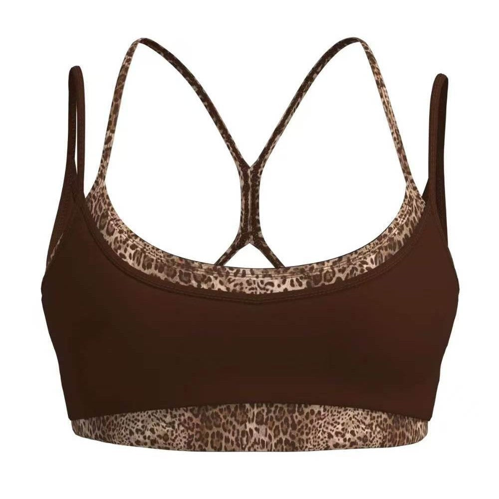 Slimming Quick-Dry Line-Patterned Yoga Fitness Set with Chest Pads, High Waist, and Butt-Lifting Features