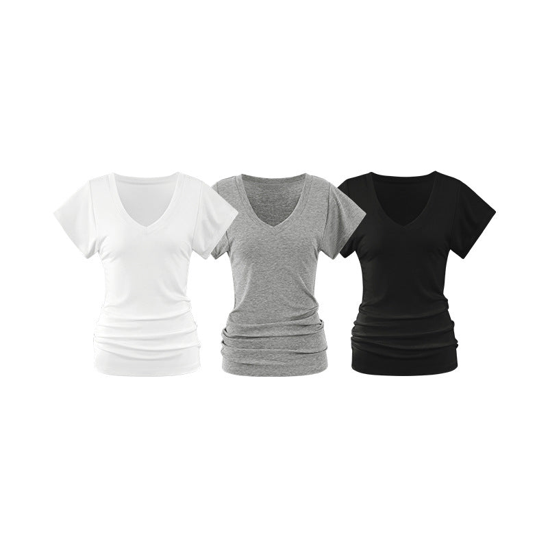 Slimming short-sleeved women