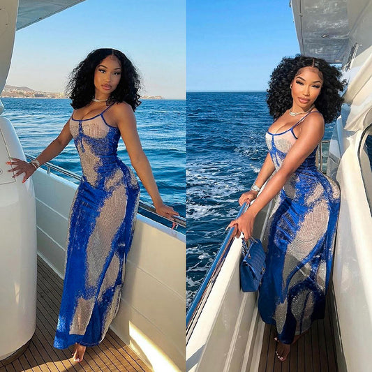 Sling Long dress