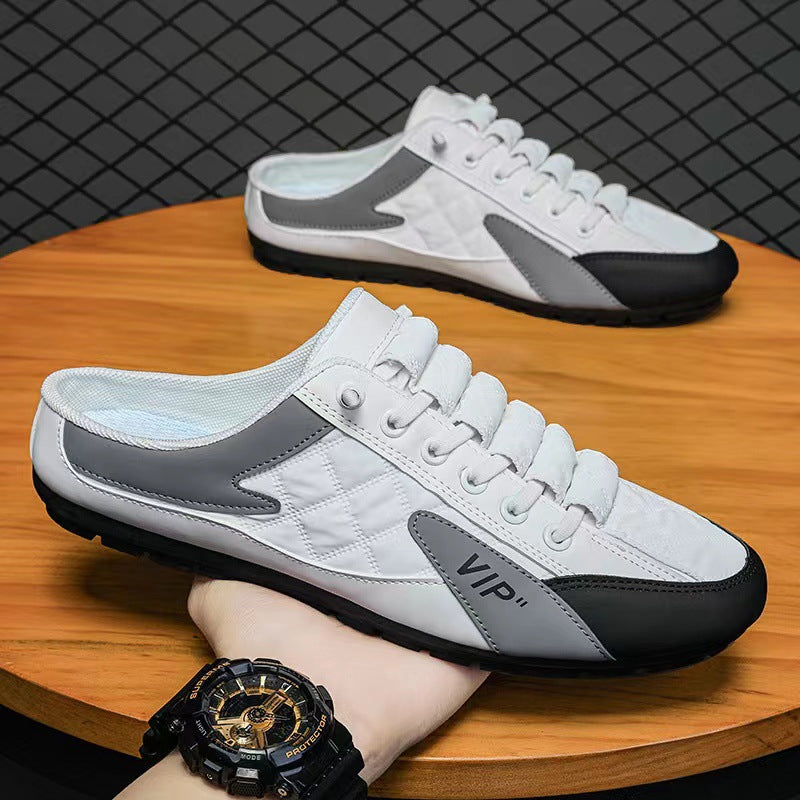slip-on loafers flat sports shoes