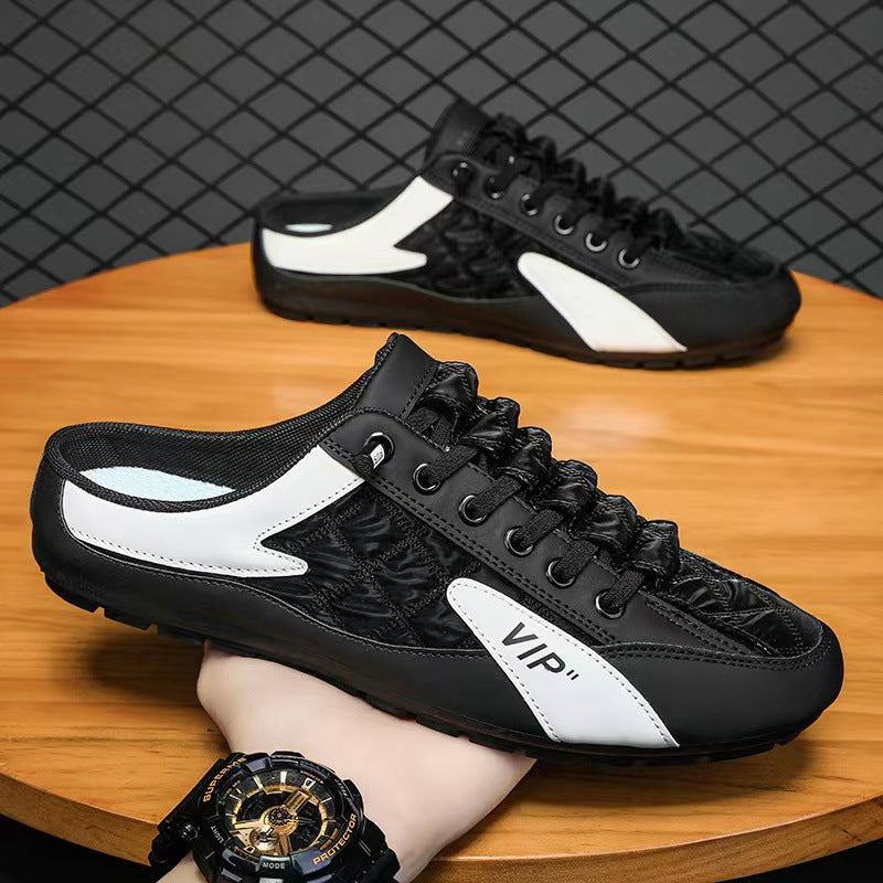 slip-on loafers flat sports shoes