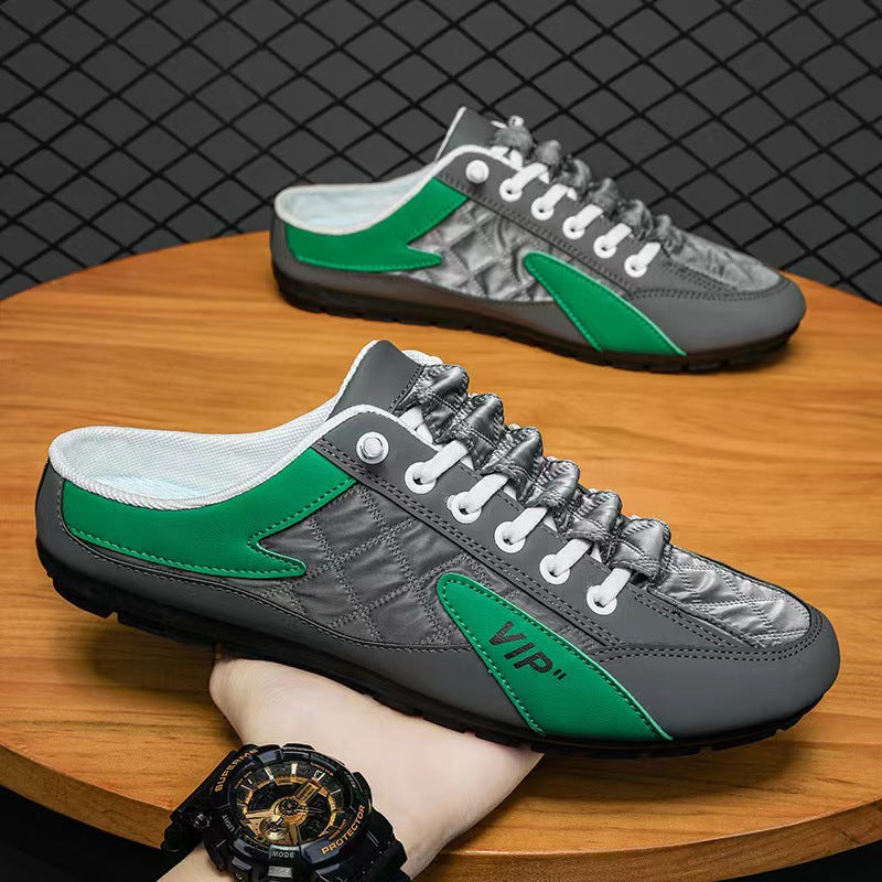 slip-on loafers flat sports shoes