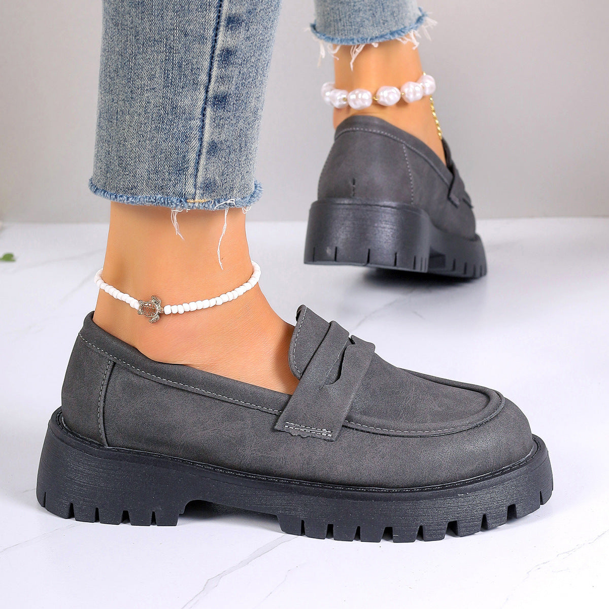Slip-On Low-Top Loafers