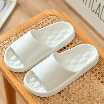 Slippers with a feeling of stepping on feces