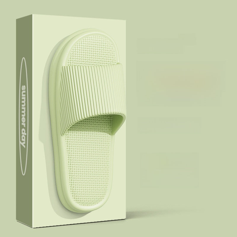 Slippers with a feeling of stepping on feces