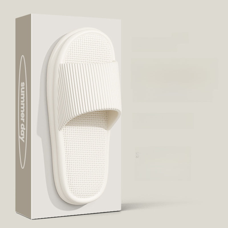 Slippers with a feeling of stepping on feces