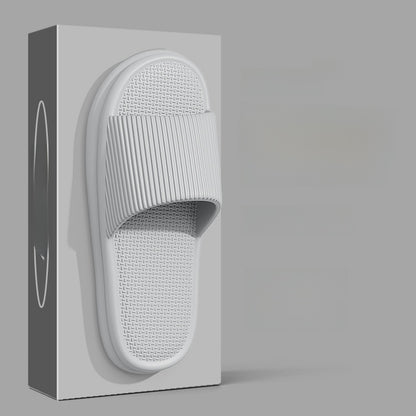 Slippers with a feeling of stepping on feces