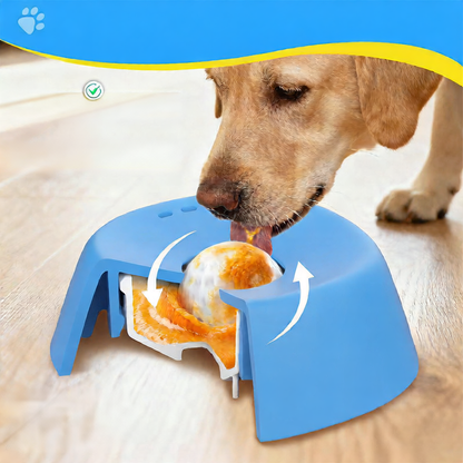 Slow-Feeding Dog Bowl