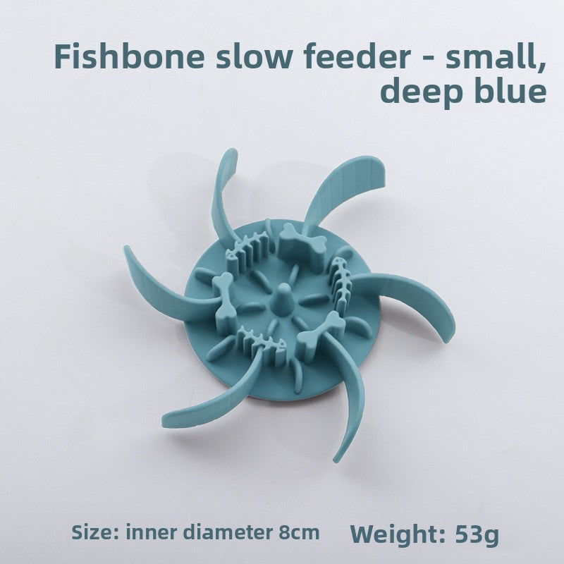 Slow-feeding pet bowl
