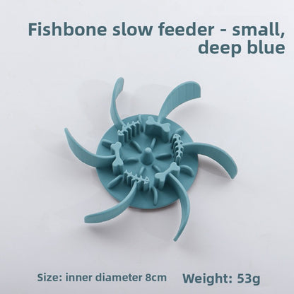 Slow-feeding pet bowl