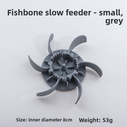 Slow-feeding pet bowl