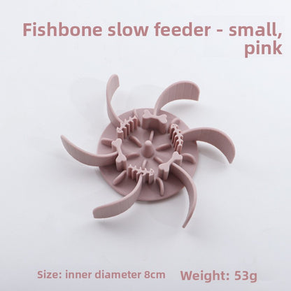 Slow-feeding pet bowl