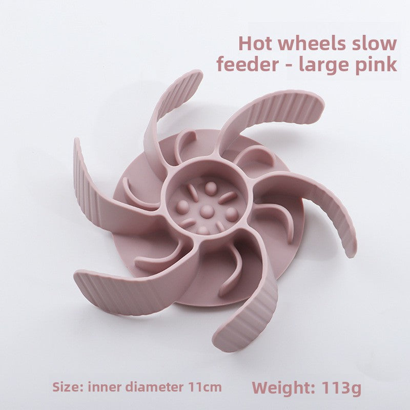 Slow-feeding pet bowl