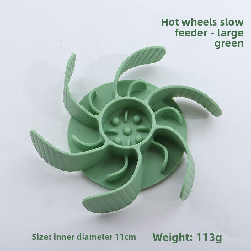 Slow-feeding pet bowl