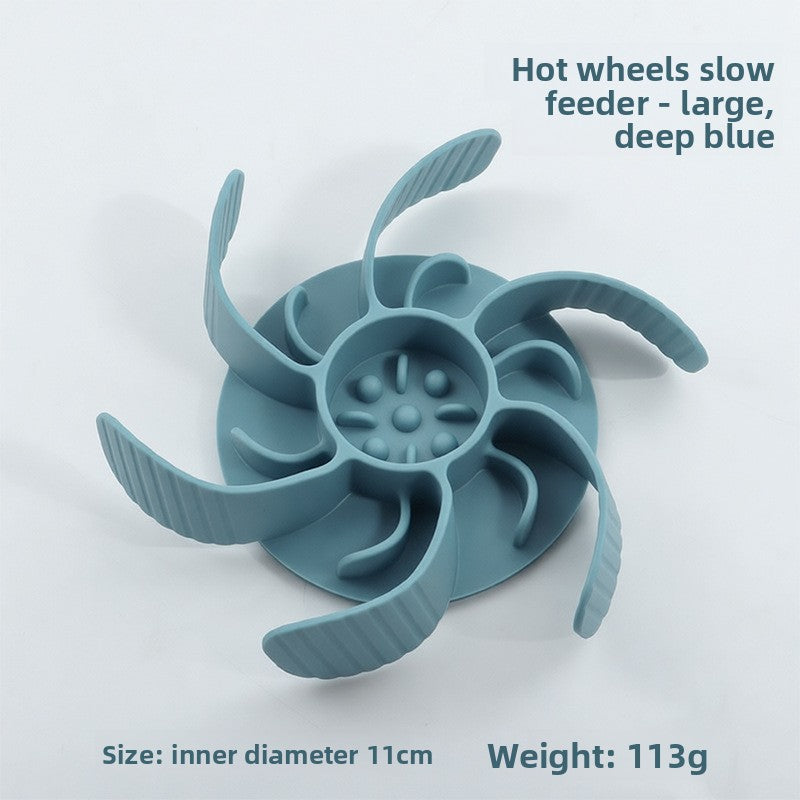 Slow-feeding pet bowl