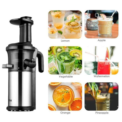 Slow Juicer with Multiple Strainers