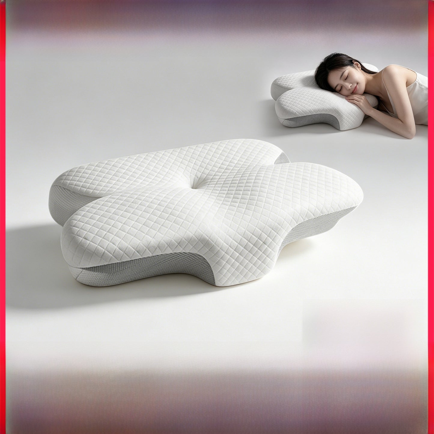 Slow rebound memory pillow