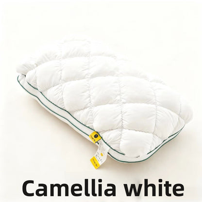 Slow Rebound Pillow with PE Tube and Feather Silk Filling