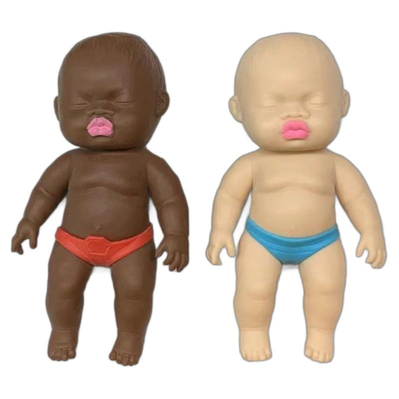 Slow Rebound Rubber Stress Relief Doll