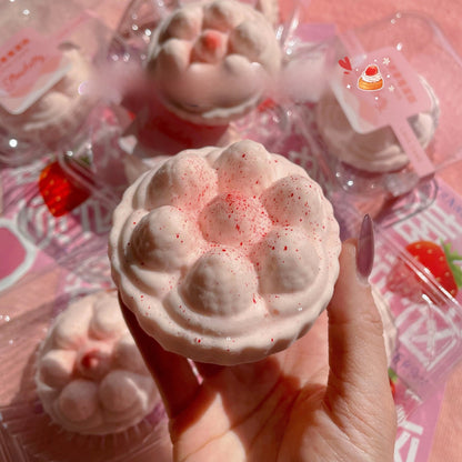 Slow Rebound Stress Relief Toy Soft Strawberry Cake