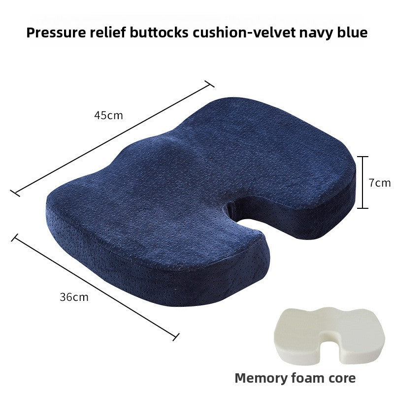 Slow recovery memory foam cushion