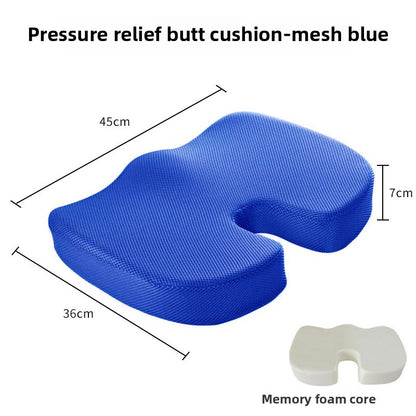 Slow recovery memory foam cushion