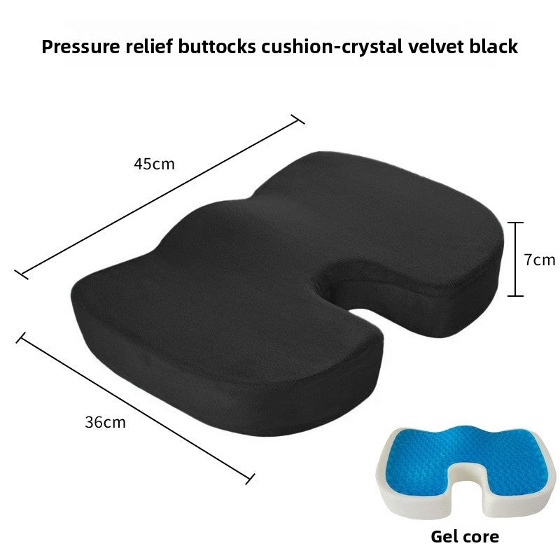 Slow recovery memory foam cushion