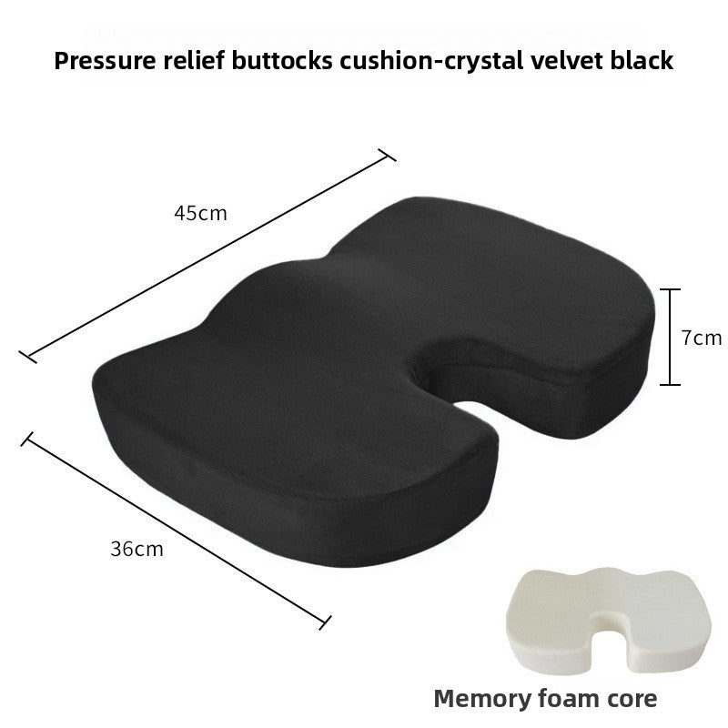 Slow recovery memory foam cushion