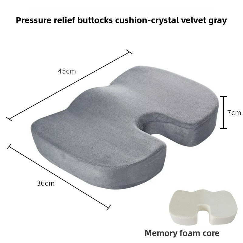 Slow recovery memory foam cushion