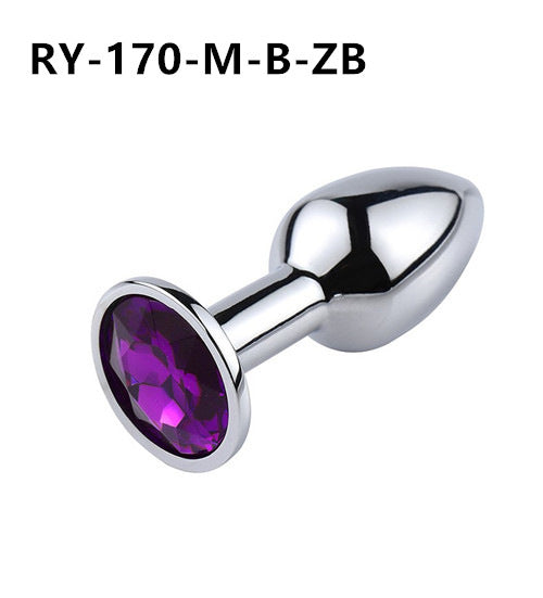 SM metal anal plug toy