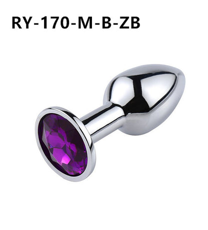 SM metal anal plug toy