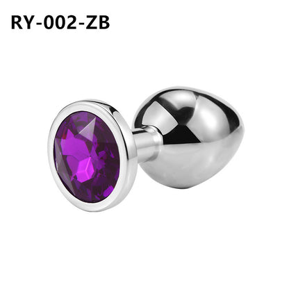 SM metal anal plug toy