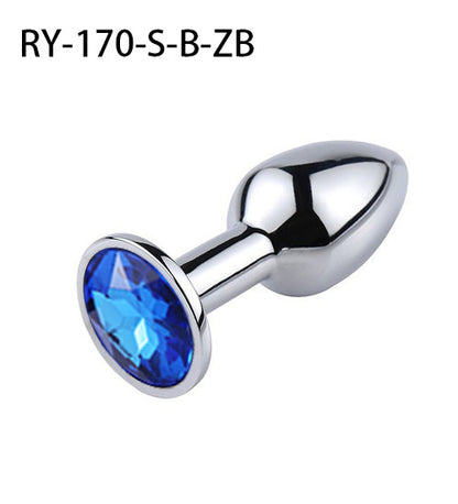 SM metal anal plug toy