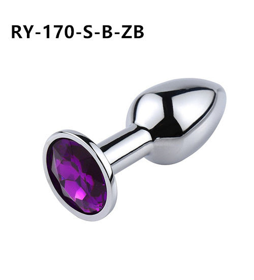 SM metal anal plug toy