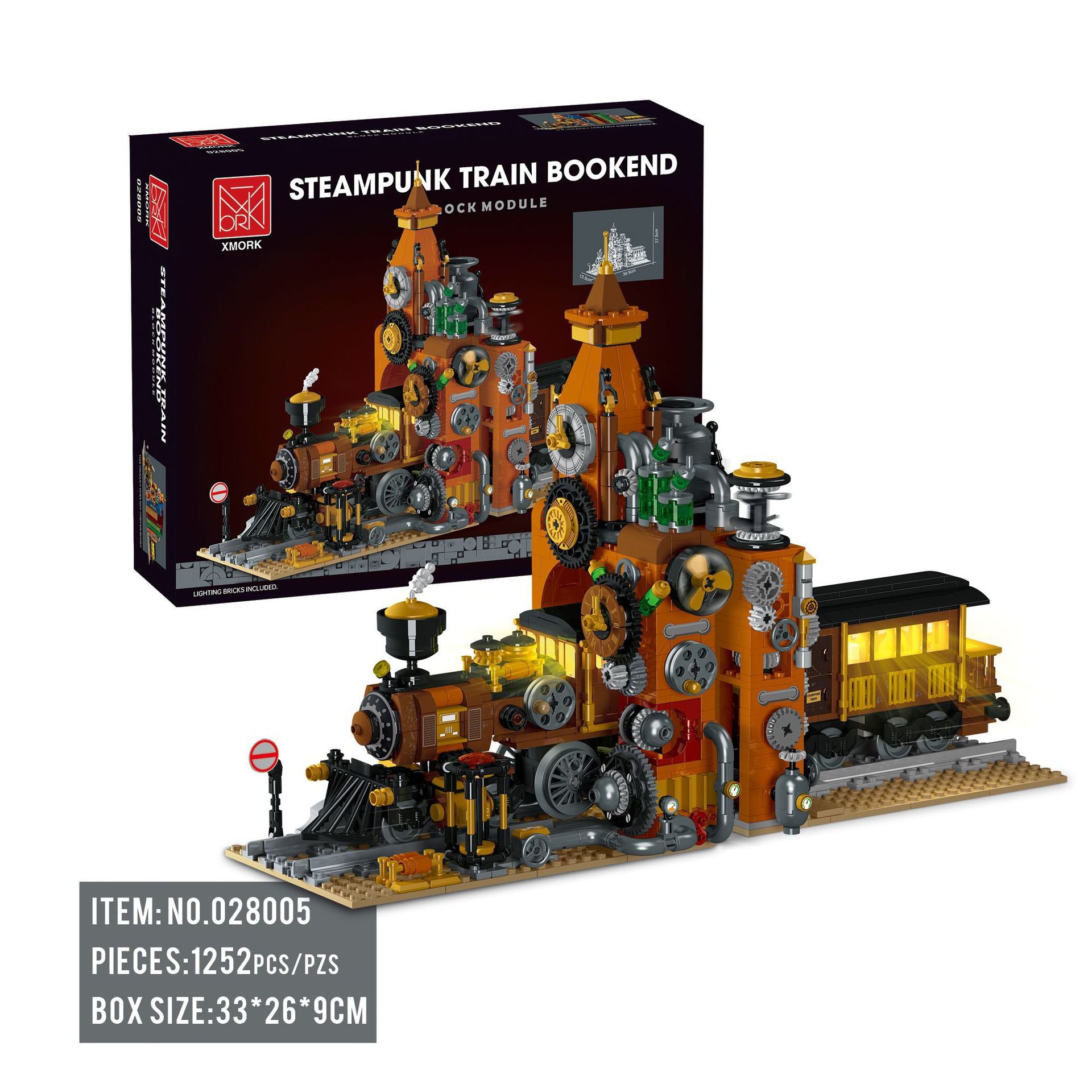 Small building block ornaments