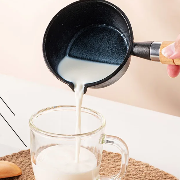 Small Cast Iron Frying Pan for Eggs and Oil Heating