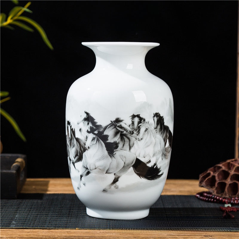 small ceramic vase