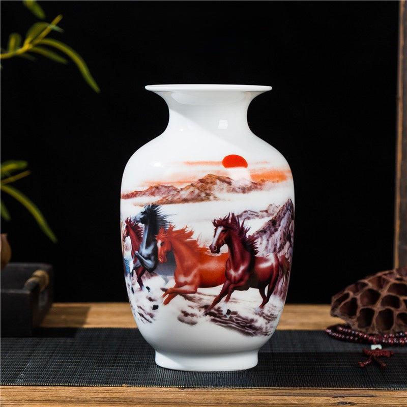 small ceramic vase