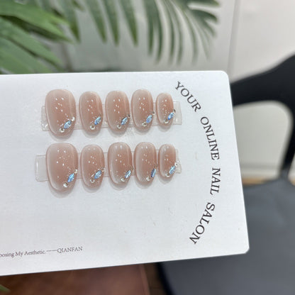 Small Diamond Handmade Nails