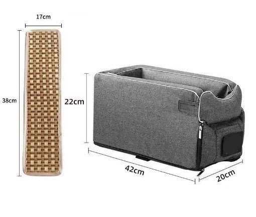 Small Dog Car Seat Bed with Shoulder Strap