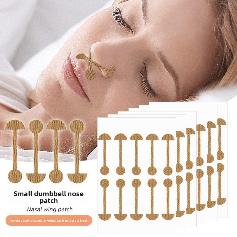 Small dumbbell-shaped nose patch