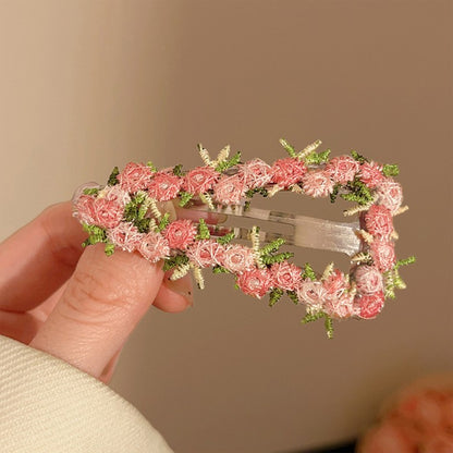 Small floral hairpin