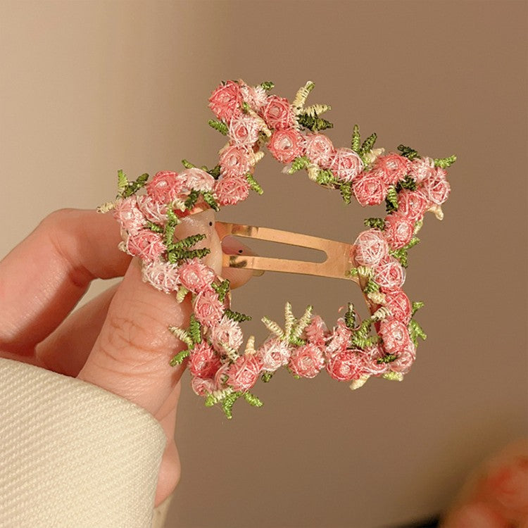 Small floral hairpin