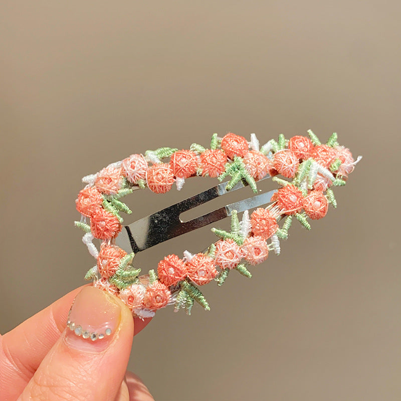Small floral hairpin