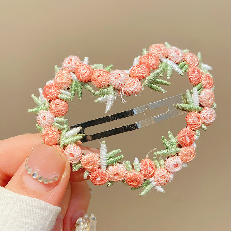 Small floral hairpin